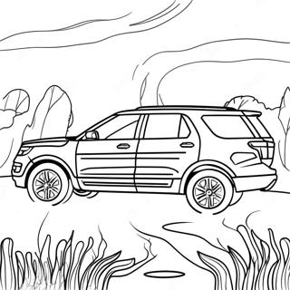 Ford Explorer Coloring Pages