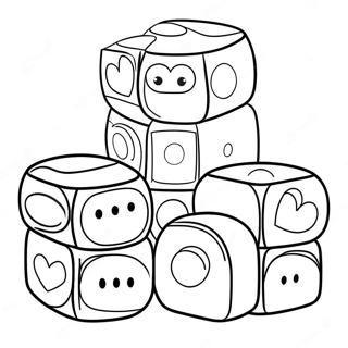 Colorful Duplo Blocks Coloring Page 66743-53641