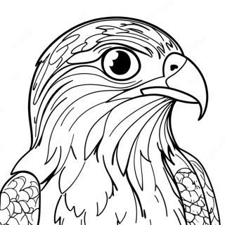 Falcon Coloring Pages