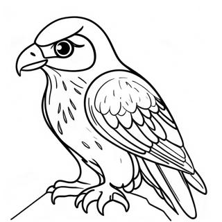 Falcon Coloring Page 66752-53646