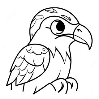 Falcon Coloring Page 66752-53647