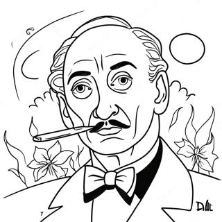 Salvador Dali Coloring Pages