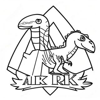 Ark Survival Evolved Logo Coloring Page 66782-53674