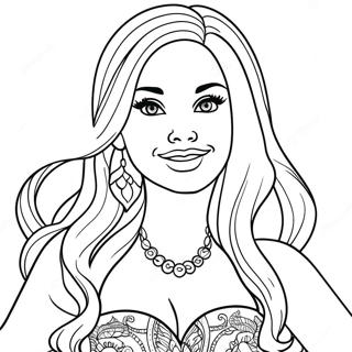 Chelsea Barbie Coloring Page 66792-53680