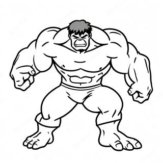 Hulk In Action Coloring Page 66803-53691