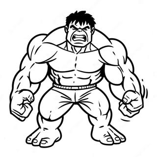 Hulk In Action Coloring Page 66803-53692