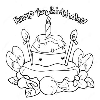 Happy Birthday Nana Coloring Page 66812-53694