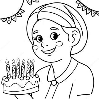 Happy Birthday Nana Coloring Page 66812-53696