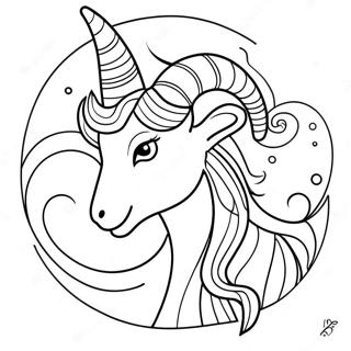 Capricorn Coloring Pages