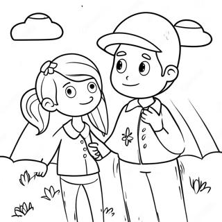 Farewell Friends Coloring Page 6682-5503