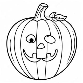 Pumpkin Face Coloring Pages