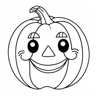 Pumpkin Face Coloring Page 66862-53732