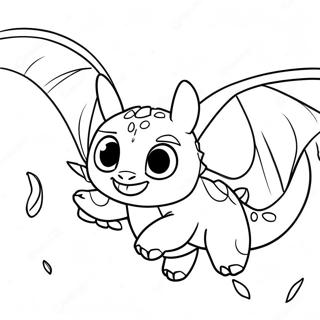 Toothless And Light Fury Coloring Pages