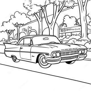 Chevy Impala Coloring Pages