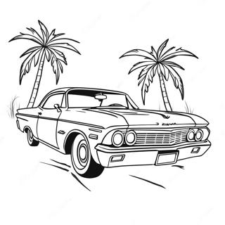 Chevy Impala Classic Car Coloring Page 66912-53772