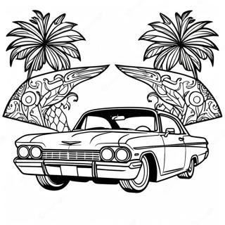 Chevy Impala Sporty Design Coloring Page 66913-53777