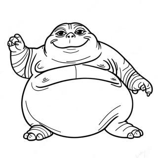 Jabba The Hutt Coloring Pages