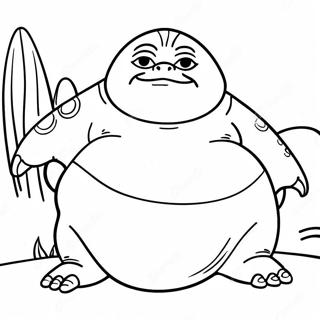 Jabba The Hutt Coloring Page 66932-53791