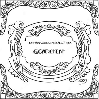 Golden Ticket Coloring Pages