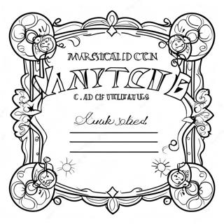 Magical Golden Ticket Adventure Coloring Page 66943-53805