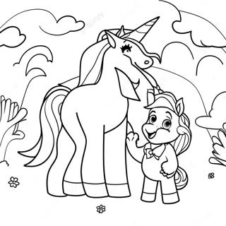 Unicorn Academy Coloring Page 67002-53843