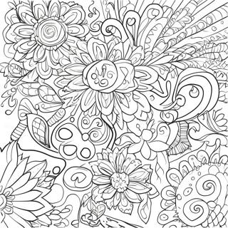 Scribbles And Ink Coloring Pages