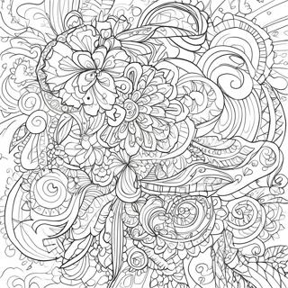 Scribbles And Ink Coloring Page 67012-53867