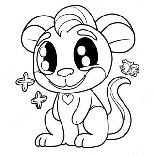 Magic Mixies Coloring Page 6701-5510