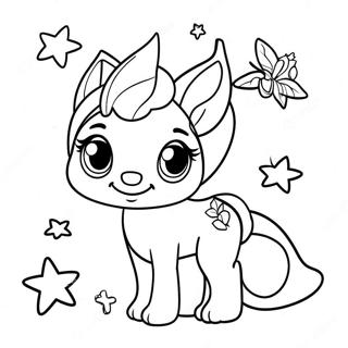 Enchanting Magic Mixies Coloring Page 6702-5514