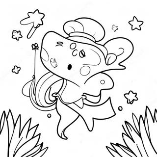 Enchanting Magic Mixies Coloring Page 6702-5515