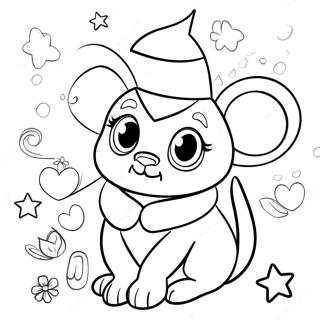 Enchanting Magic Mixies Coloring Page 6702-5516