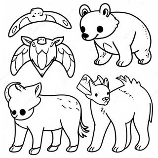 North American Animals Coloring Page 67042-53881