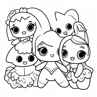 Lol Dolls Coloring Page 67052-53886