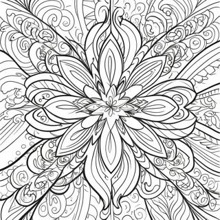 Bold Red X Design Coloring Page 67073-53908