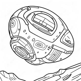 Science Fiction Coloring Pages