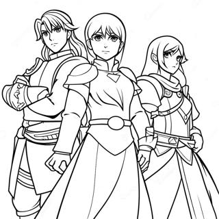 Legendary Fire Emblem Heroes Coloring Page 67113-53937