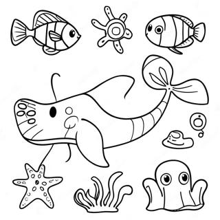 Sea Animals Coloring Pages