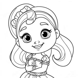 Leah Shimmer And Shine Coloring Pages