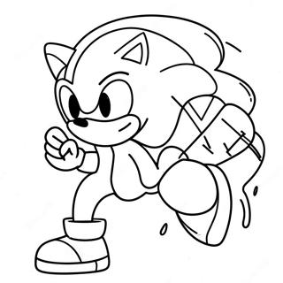 Sonic The Hedgehog With Cream Coloring Page 67183-53993