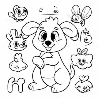 Fun Abcs Animals Coloring Page 67213-54017