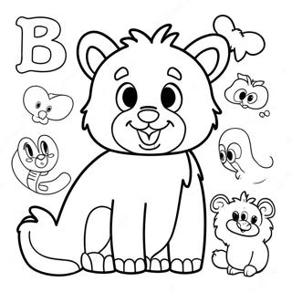 Fun Abcs Animals Coloring Page 67213-54019