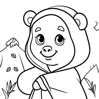 Masha And Bear Coloring Pages