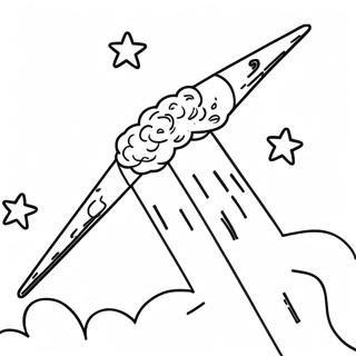 Meteor Shower Coloring Page 67232-54031