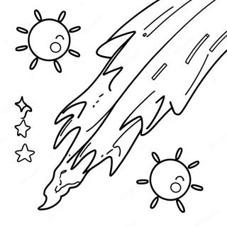 Meteor Shower Coloring Page 67232-54032