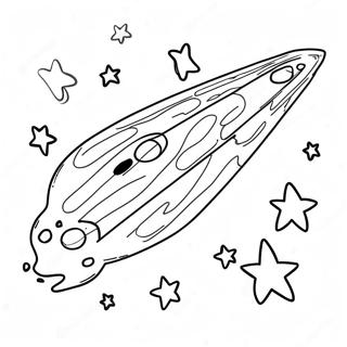 Colorful Meteor Coloring Page 67233-54035