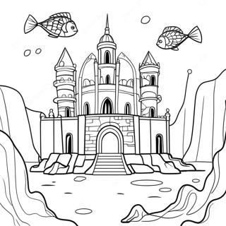 Mysterious Atlantis City Coloring Page 67253-54045