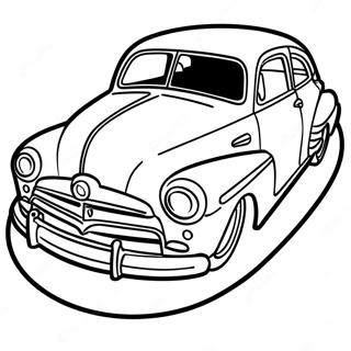 Hudson Hornet Classic Car Coloring Page 67262-54055