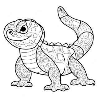 Gila Monster Coloring Pages