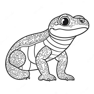 Gila Monster Coloring Page 67272-54060