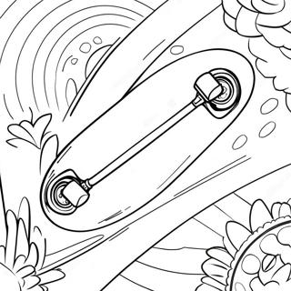 Skateboard Coloring Page 6731-5542